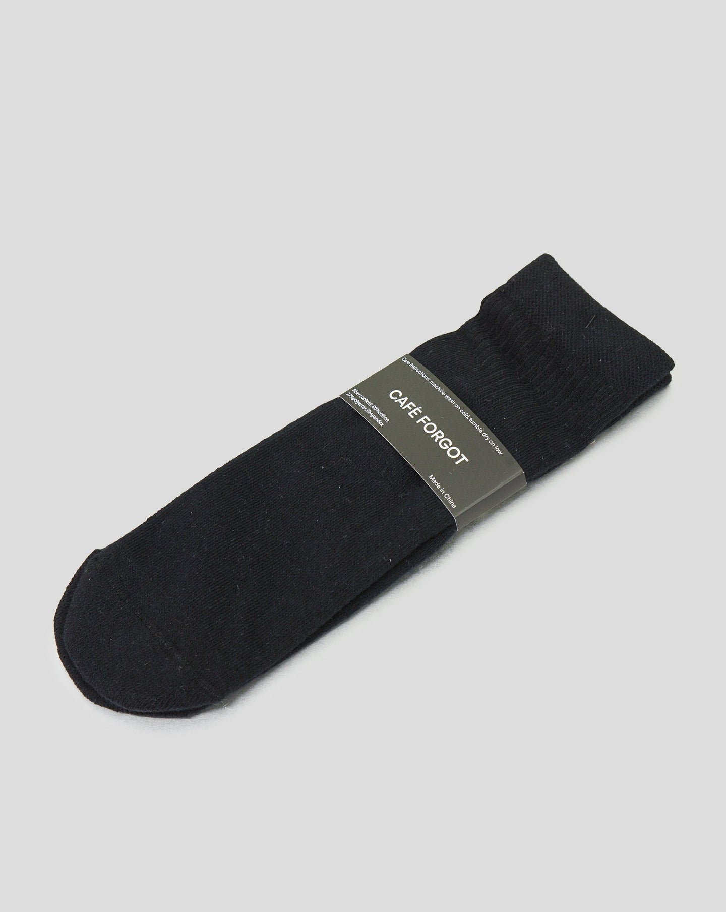 Café Forgot - black socks (1 pair)